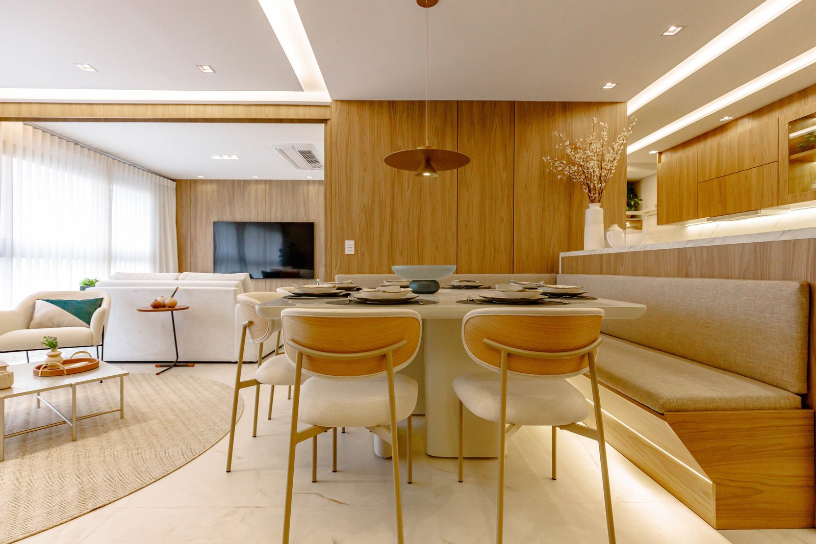 Projeto de interiores residencial de Angélica Correa